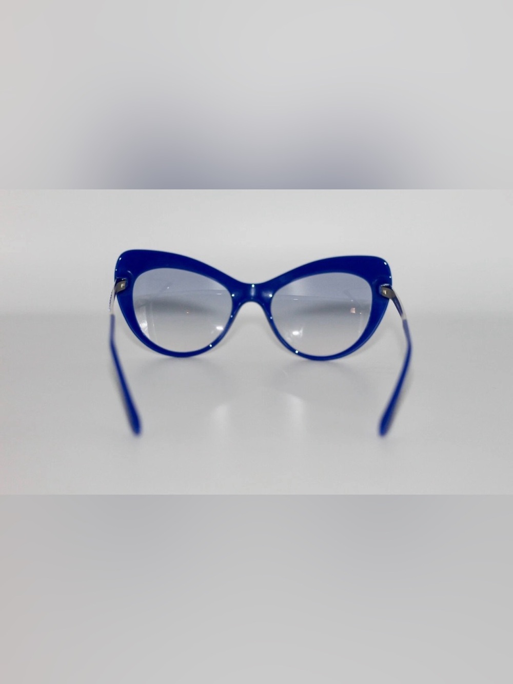 Dolce & Gabbana Royal Blue Cat-Eye Sunglasses